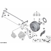 BMW Power Brake Booster Vacuum Sensor - Genuine BMW 34336875605