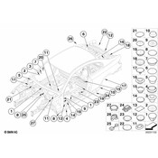 BMW Cover Steering Column - Genuine BMW 51717123905