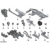 BMW Bracket - Genuine BMW 12527532993