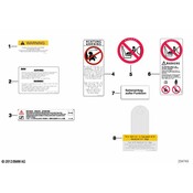 BMW Instruction Notice Passenger'S Airbag - Genuine BMW 71212122545