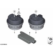 BMW Altern.Power Siren W Inclination Indicat - Genuine BMW 65759397007