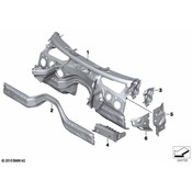 BMW Floor Side Rail Bracket - Genuine BMW 41007377922