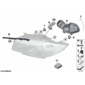 BMW Bracket Headlight Left - Genuine BMW 63126940663