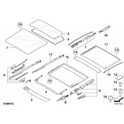 BMW Sunroof Slide - Genuine BMW 54137155683