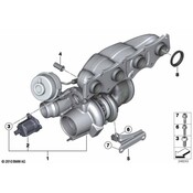 BMW Exhaust Bracket - Genuine BMW 11657647331