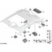 BMW Coat Hook (Everest Grey) - Genuine BMW 51169232493