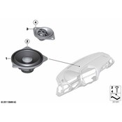 BMW Tweeter - Genuine BMW 65139226358