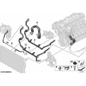 BMW Spacer Holder - Genuine BMW 17127541025