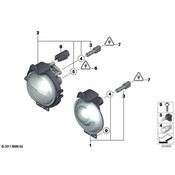 MINI Fog Light Adjusting Screw - Genuine MINI 63172755723