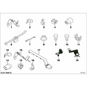 MINI Fixing Bow - Genuine MINI 12517513226