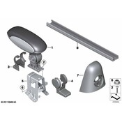 MINI Console Bracket - Genuine MINI 51169803684