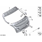 MINI Deck Lid Release Cable - Genuine MINI 51492758991