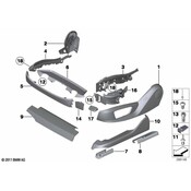 BMW Seat Track Cover - Genuine BMW 52107318987
