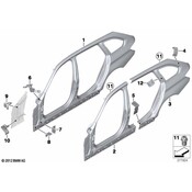 BMW Body A-Pillar Bracket - Genuine BMW 41217284401