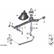BMW Manual Trans Shift Lever - Genuine BMW 25112284894