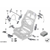 BMW Seat Motor - Genuine BMW 52107314212