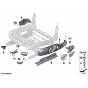 BMW Seat Back Recliner Adjustment Handle - Genuine BMW 52107300386