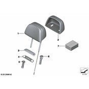 BMW Headrest Cover - Genuine BMW 52107370619