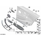 BMW Loudspeaker Cover (Venetobeige) - Genuine BMW 51417279321