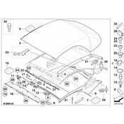 BMW Convertible Top Motor - Genuine BMW 67617174798