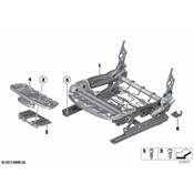 BMW Electrical Seat Mechanism - Genuine BMW 52107285862