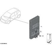 BMW Fuse and Relay Center - Genuine BMW 61355B5D695
