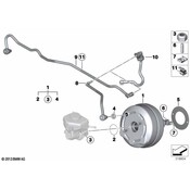 BMW Vacuum Pipe - Genuine BMW 11665A09C60