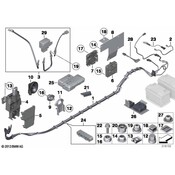 BMW Bracket Plug Connection Grey - Genuine BMW 61138369185