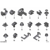 BMW Plug-In Connection Bracket - Genuine BMW 61138038489