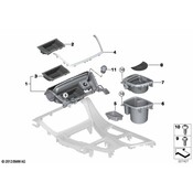 BMW Ashtray Insert - Genuine BMW 51169213654