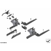 Mini Fender Rail - Genuine Mini 41007432695