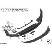 MINI Exhaust Tail Pipe Bracket - Genuine MINI 51129810641