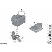 BMW ABS Modulator Bolt - Genuine BMW 07146885411