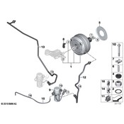 BMW Seal Brake Booster - Genuine BMW 34336873409