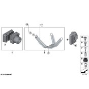 BMW Hex Bolt With Washer (M6X40U2Zns3) - Genuine BMW 07119908066