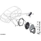 BMW Plug-In Nut - Genuine BMW 07149295514