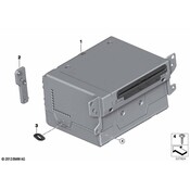 BMW Radio Control Unit - Genuine BMW 65125A28B06