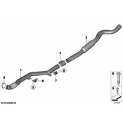 BMW Exhaust System Hanger - Genuine BMW 18307811444