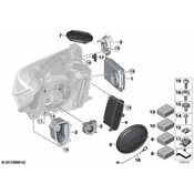 BMW Set Holder Headlight - Genuine BMW 63117379929
