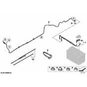 BMW Earth Strap Trunk Lid - Genuine BMW 61129268382