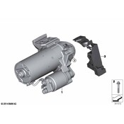BMW Starter Heat Shield - Genuine BMW 12418571349