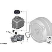 BMW Brake Master Cylinder Mounting Screw - Genuine BMW 34336865679
