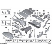 BMW Sound Insulation Tunnel - Genuine BMW 51487221999