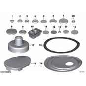 BMW Thick And Insulating Base (D=35mm) - Genuine BMW 07147128619