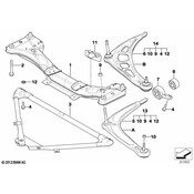 BMW Subframe Reinforcement Front - Genuine BMW 31111096431