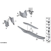 BMW Door Sill Plate Clip - Genuine BMW 07149349760
