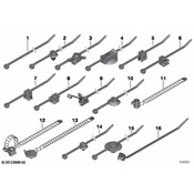 BMW Cable Tie - Genuine BMW 61139115010