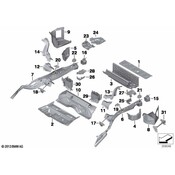 BMW Floor Pan Crossmember - Genuine BMW 41007284313