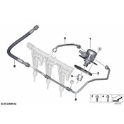 BMW Fuel Hose - Genuine BMW 13538600440