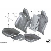 BMW Seat Heater Pad - Genuine BMW 52108058232